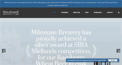 Desktop Screenshot of milestonebrewery.co.uk